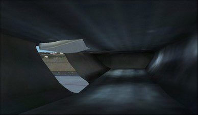 boeing 737-800 rear cargo hold camera view